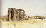 Thebes Canvas Paintings - The Ramesseum, Thebes